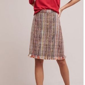 Unique Anthropologie Multicolored Skirt Size 12